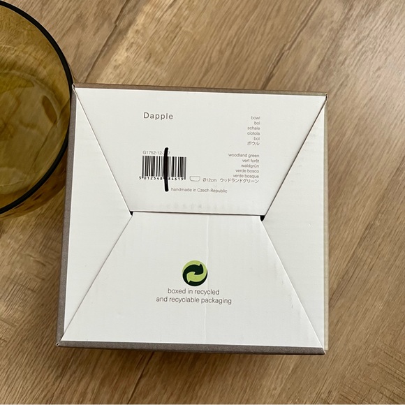 LSA Dapple Bowl‎ Woodland Green handmade size 4.75” x 2.25” NIB - Picture 5 of 5